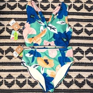 Nani, Women's 2-Piece Bikini Swimsuit, Size Medium, Multicolor, NWT